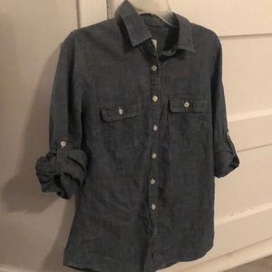 J. Crew Denim top